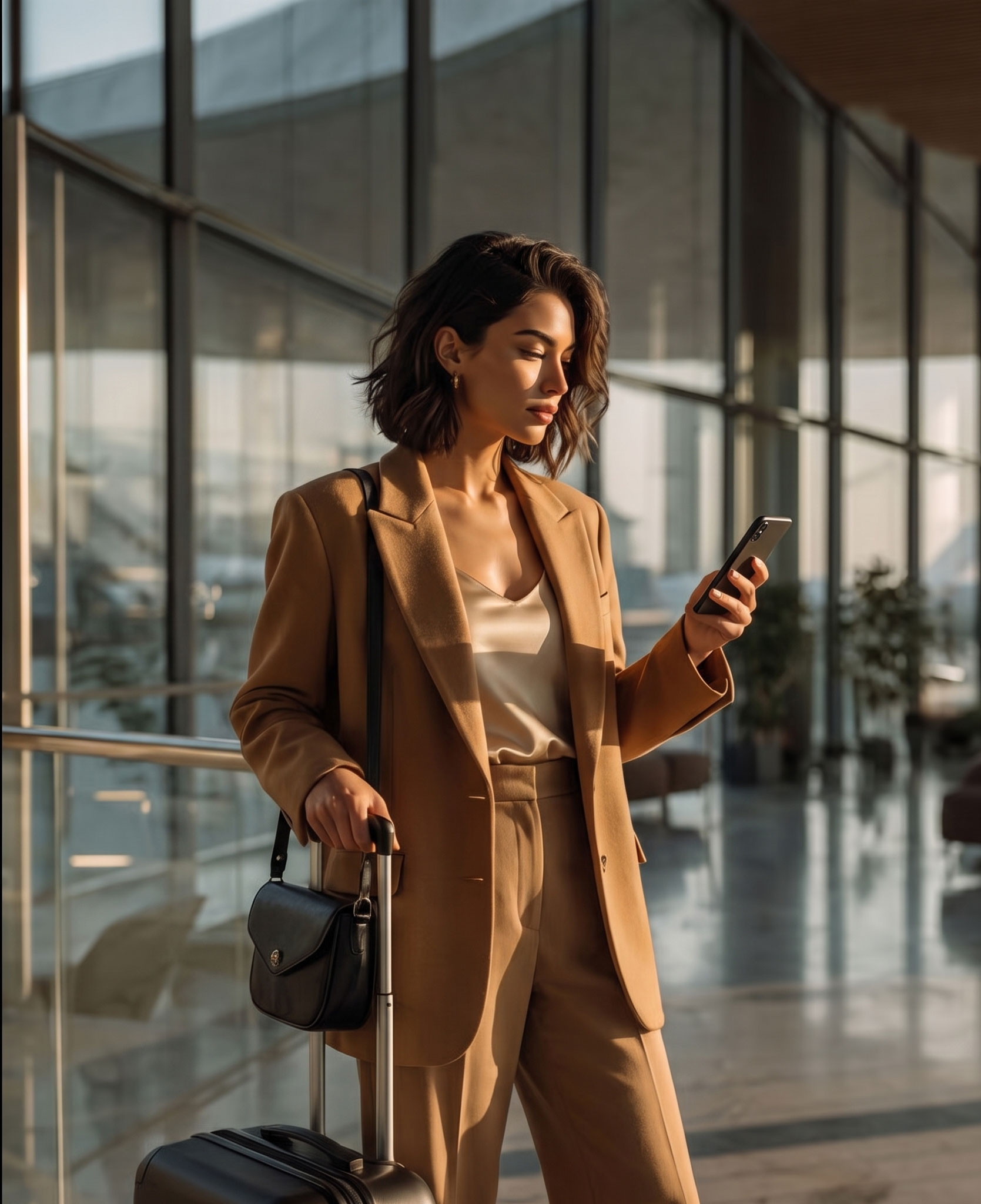 Passenger enjoying a premium Nantes Airport chauffeur experience